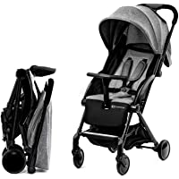 Los mejores  - Kinderkraft PILOT - Silla de Paseo- Carrito- Plegable- Transportable- color Gris